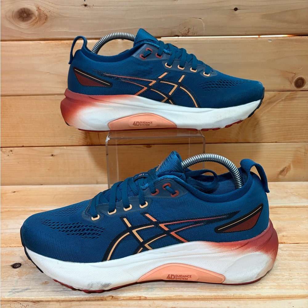 Asics Gel Kayano 31 - Rich Navy Spice Latte - Mens size 8 - Picture 2 of 8